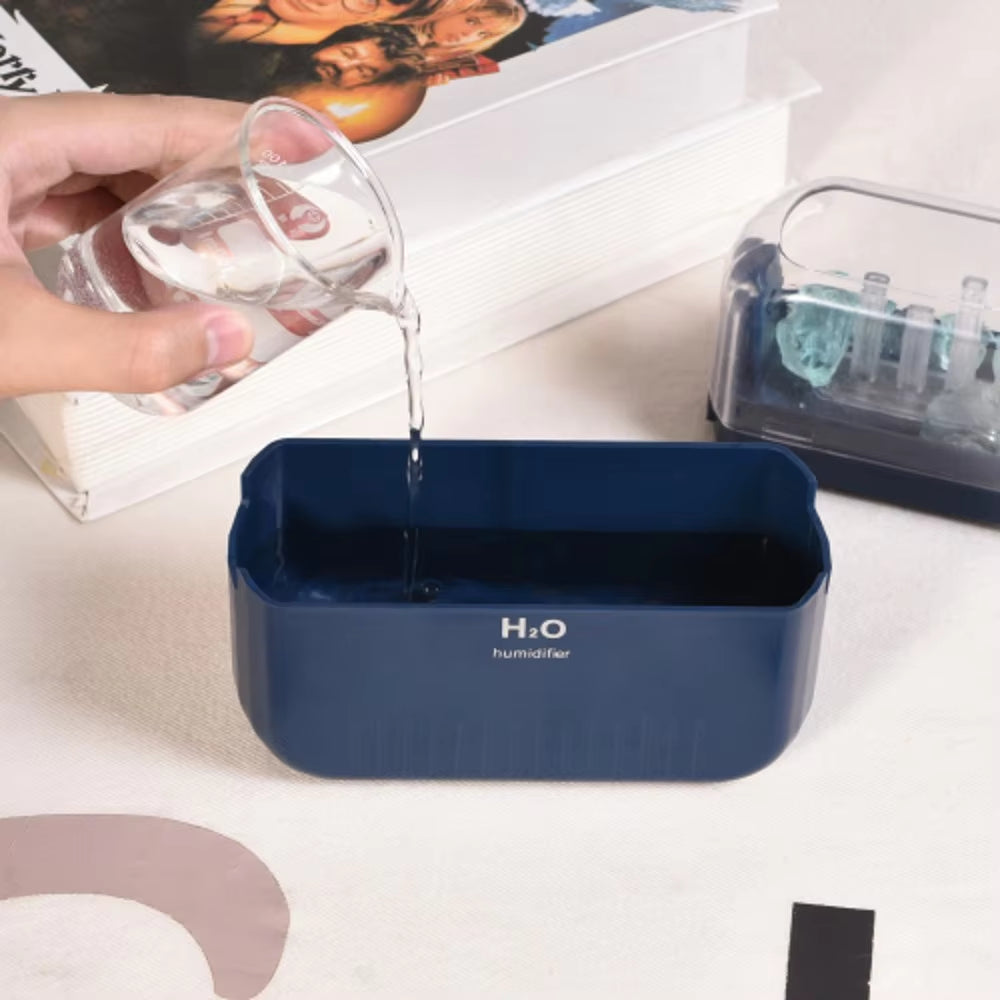 300ML Air Humidifier Cool Mist Aroma Diffuser LED Night Light Power-Off Protect USB Humidificador for Home Office