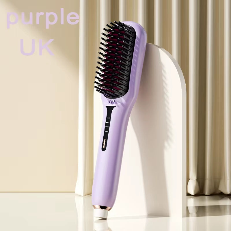 Hair Straightener Quick Heated Electric Hot Comb Professional Hair Straightener Styling Tool Multifunctional Hair Style Comb