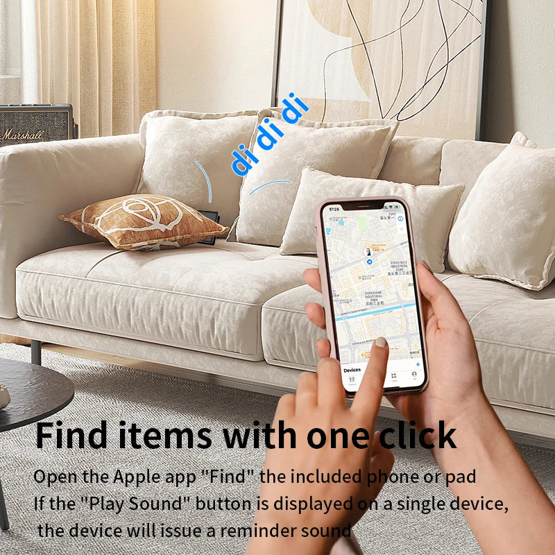 Techzzy Smart Anti-Loss Wallet Tracker – Slim GPS Card for iPhone
