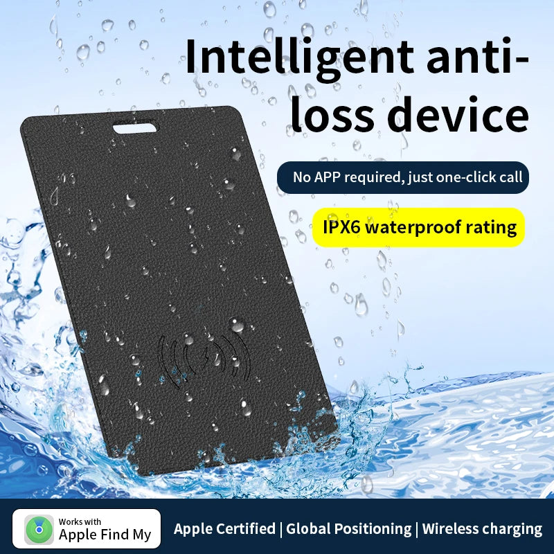 Techzzy Smart Anti-Loss Wallet Tracker – Slim GPS Card for iPhone