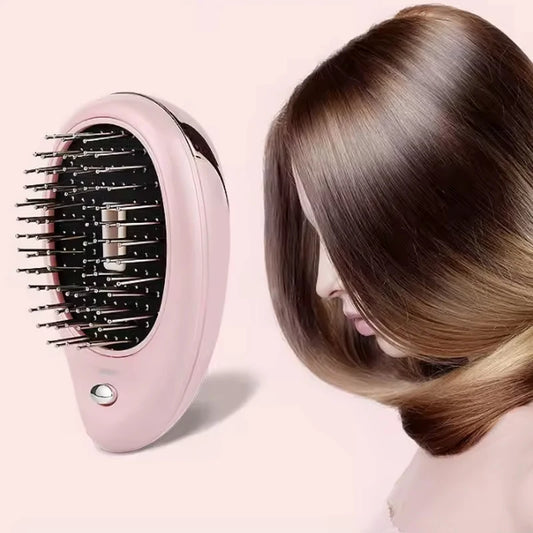 Techzzy Portable Negative Ion Electric Scalp Comb – Hair Massager for Relaxation & Therapy