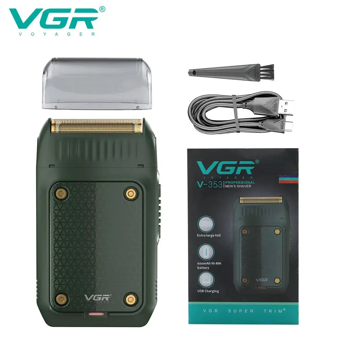 Techzzy Mini Electric Shaver – Portable Rechargeable Razor & Beard Trimmer for Men